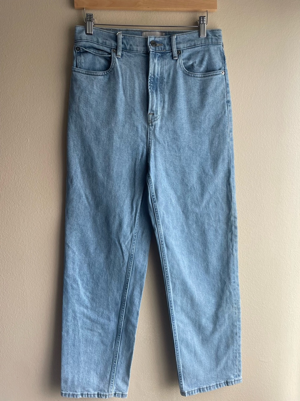 Everlane High-Rise Straight Light Blue Jeans Size 28